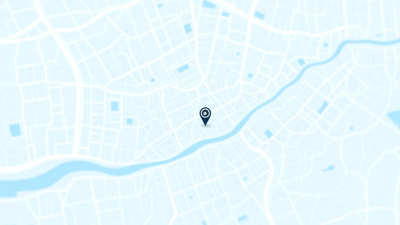 Karte von Zaragoza mit dem Standort Avenida América